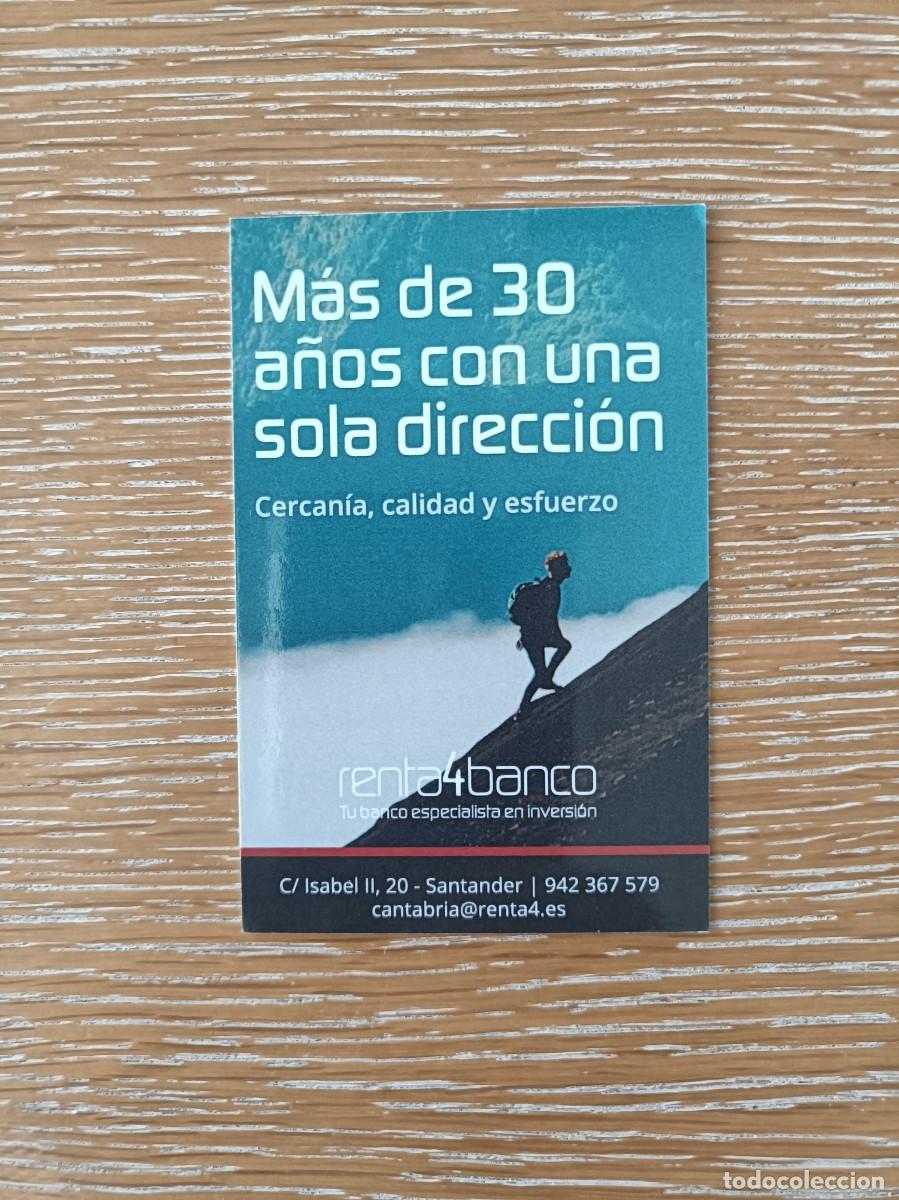 Coleccionismo calendarios: CALENDARIO BOLSILLO - A&Ntilde;O 2021 - RENTA4 BANCO
