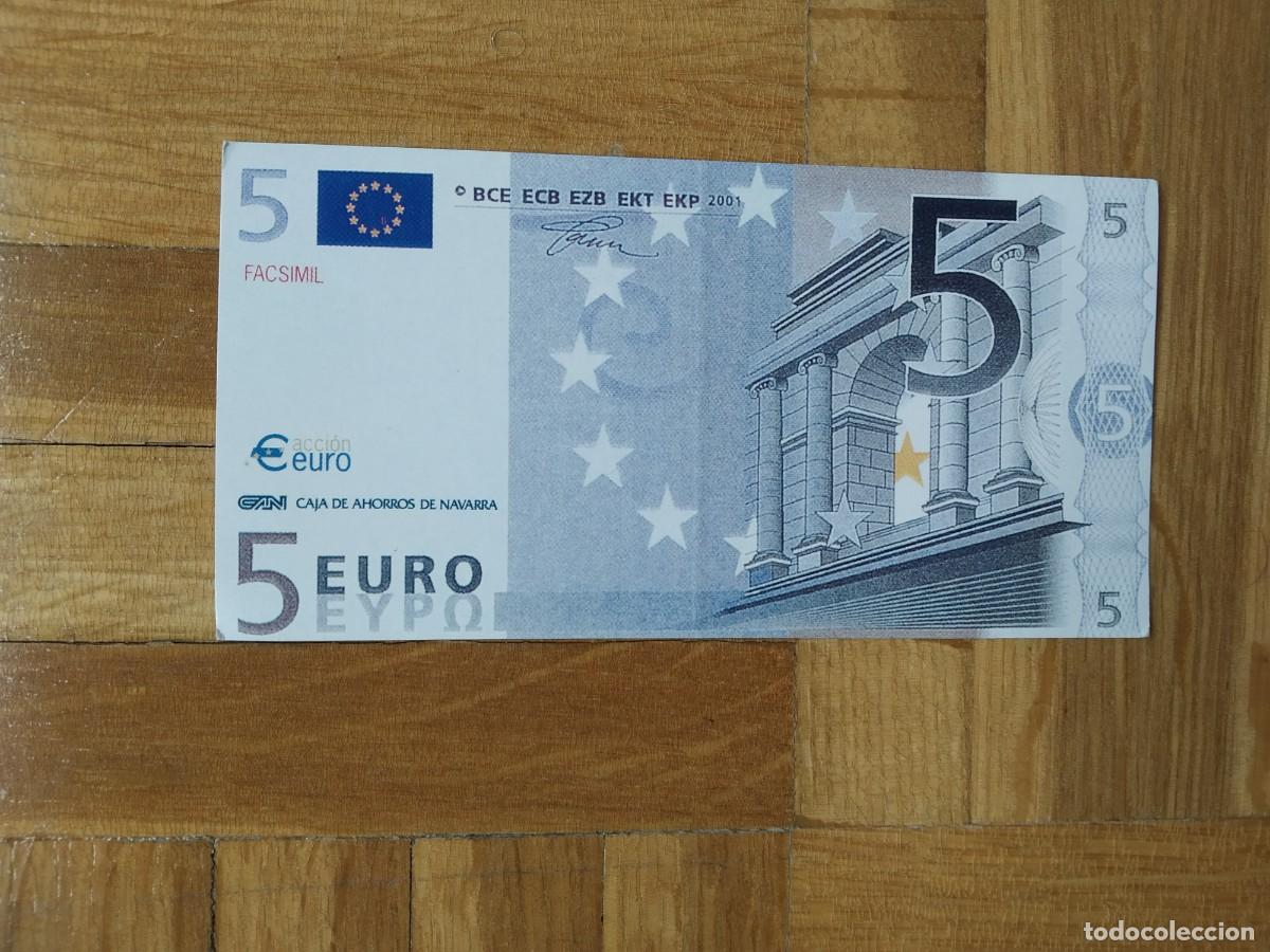Collezionismo Calendari: CALENDARIO PUBLICITARIO CAJA DE AHORROS DE NAVARRA BILLETE DE 5 EUROS A&Ntilde;O 1999 VER FOTOS