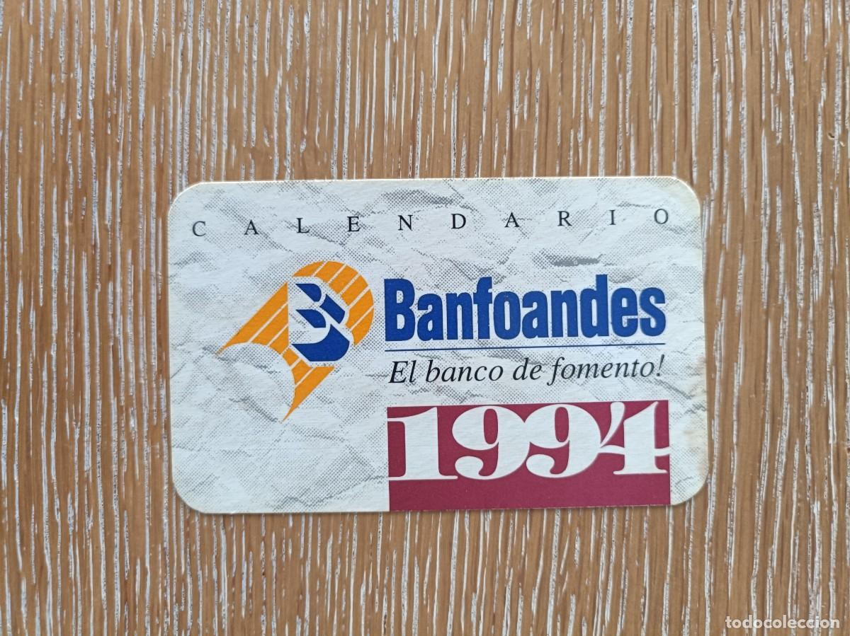Collezionismo Calendari: CALENDARIO BOLSILLO - A&Ntilde;O 1994 - BANFOANDES - EL BANCO DE FOMENTO