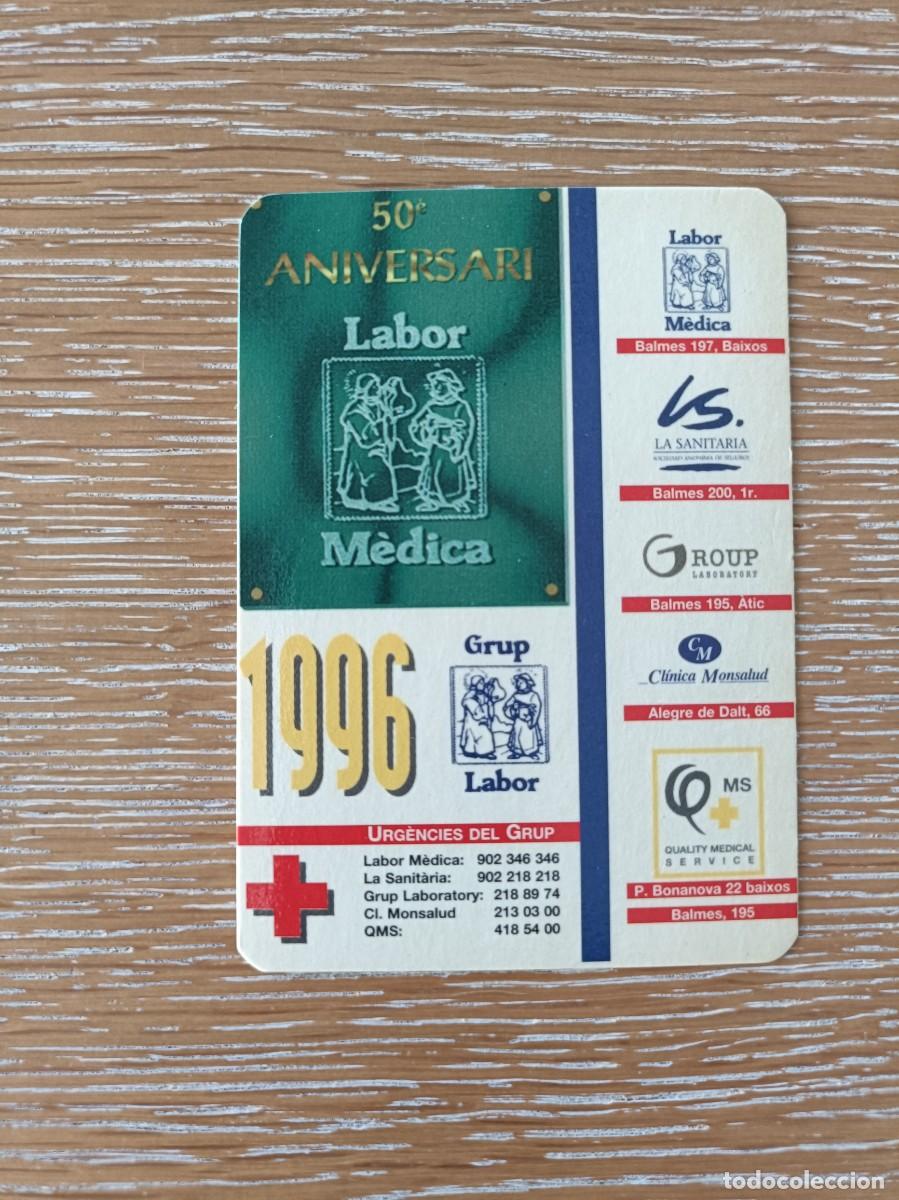 Collectionnisme Calendriers: CALENDARIO BOLSILLO - A&Ntilde;O 1996 - SEGUROS LABOR M&Eacute;DICA
