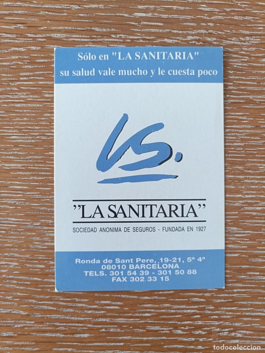 Coleccionismo calendarios: CALENDARIO BOLSILLO - A&Ntilde;O 1993 - SEGUROS LA SANITARIA - BARCELONA