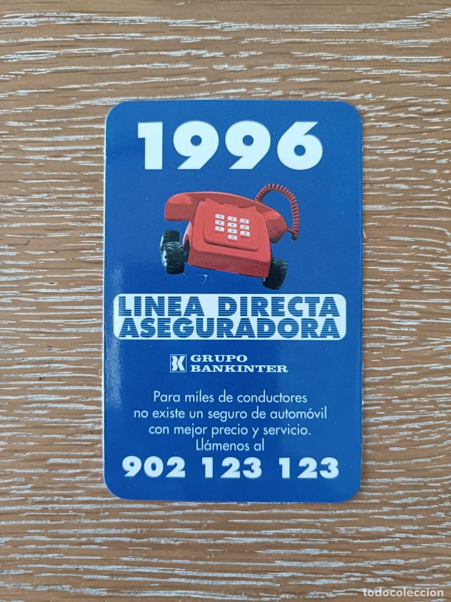Coleccionismo calendarios: CALENDARIO BOLSILLO - A&Ntilde;O 1996 - LINEA DIRECTA ASEGURADORA - SEGUROS - MODELO 1