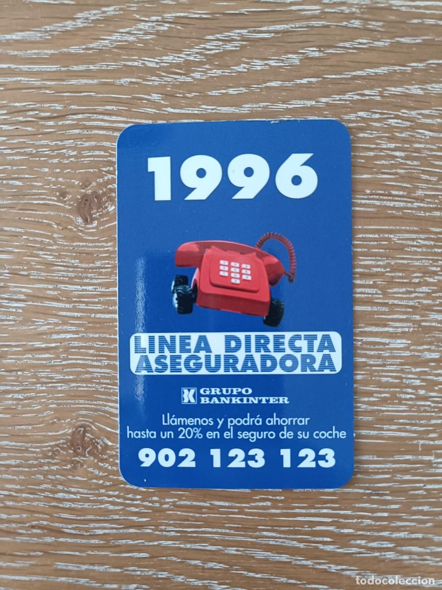 Coleccionismo calendarios: CALENDARIO BOLSILLO - A&Ntilde;O 1996 - LINEA DIRECTA ASEGURADORA - SEGUROS - MODELO 2