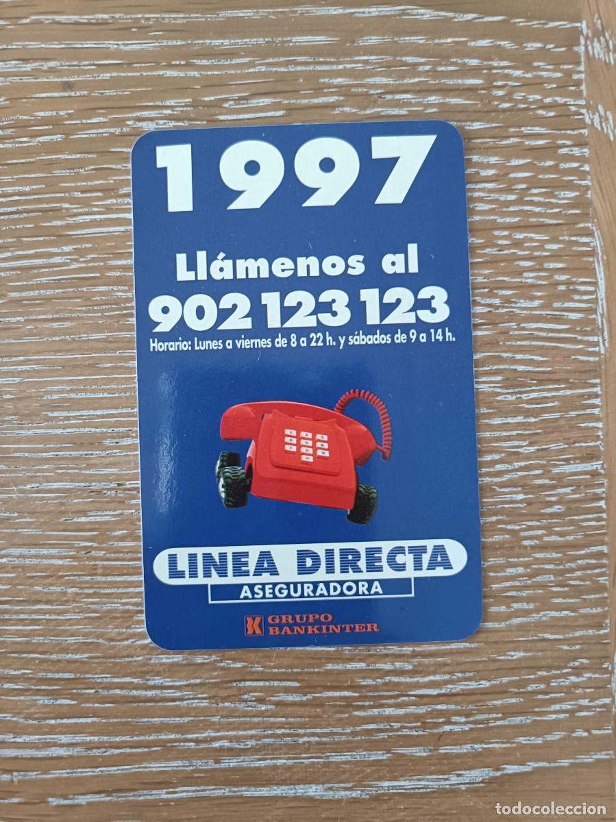 Coleccionismo calendarios: CALENDARIO BOLSILLO - A&Ntilde;O 1997 - LINEA DIRECTA ASEGURADORA - SEGUROS - BANKINTER