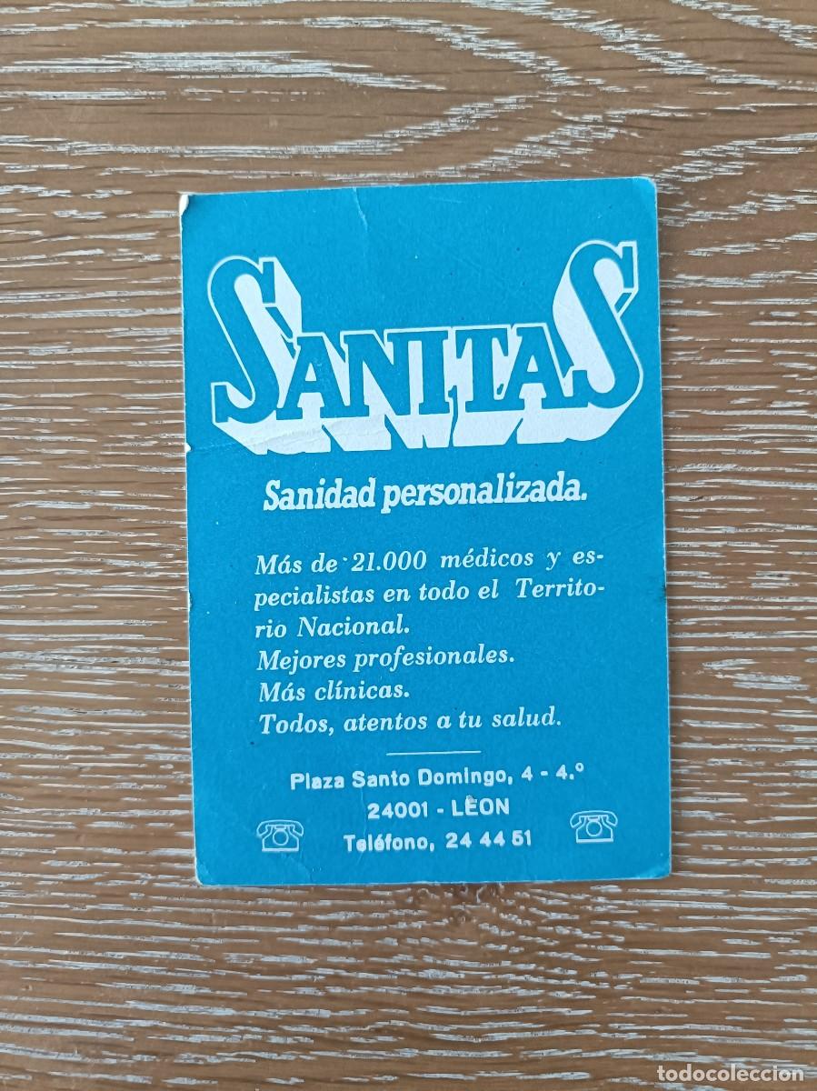 Collectables Calendars: CALENDARIO BOLSILLO - A&Ntilde;O 1985 - SANITAS - SANIDAD SEGUROS - LE&Oacute;N