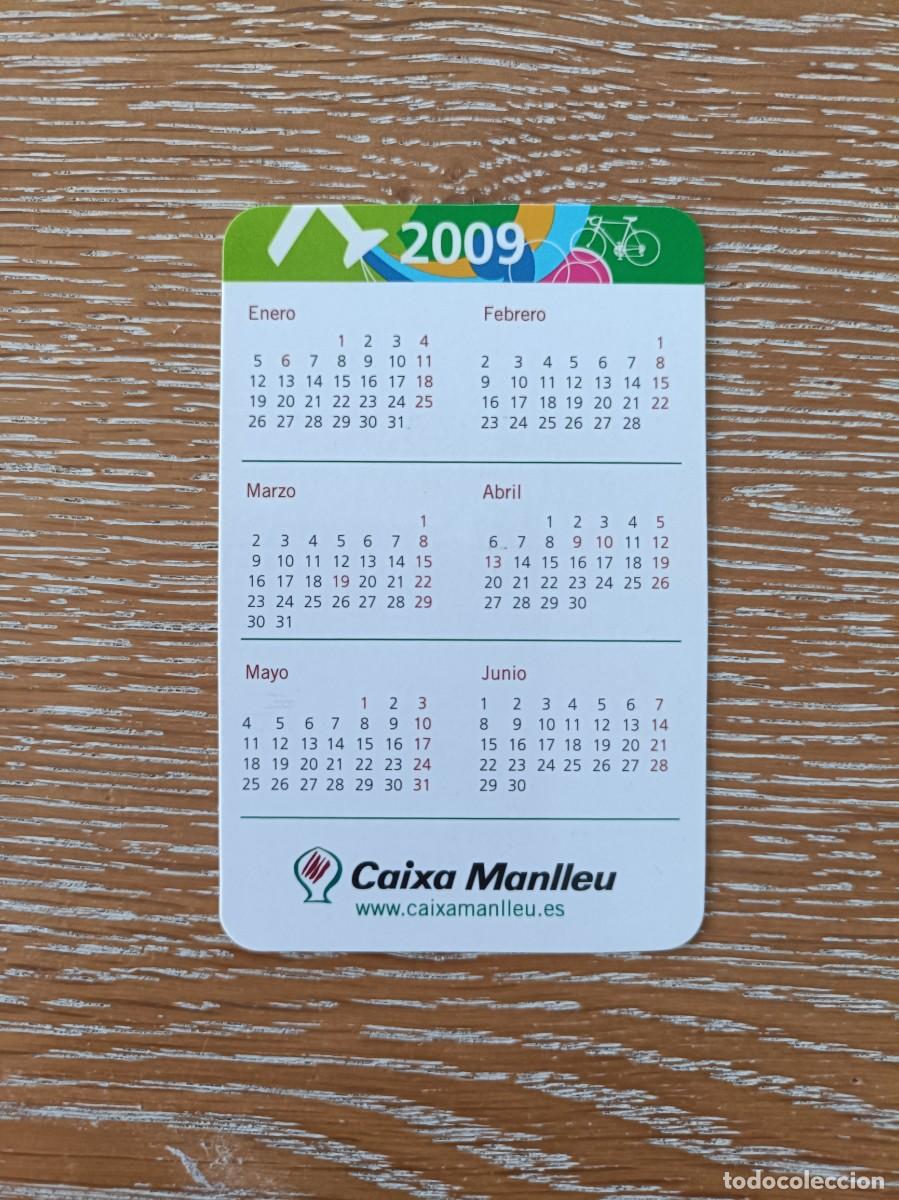 Coleccionismo calendarios: CALENDARIO BOLSILLO - A&Ntilde;O 2009 - CAIXA MANLLEU - CASTELLANO - BANCO - CAJA