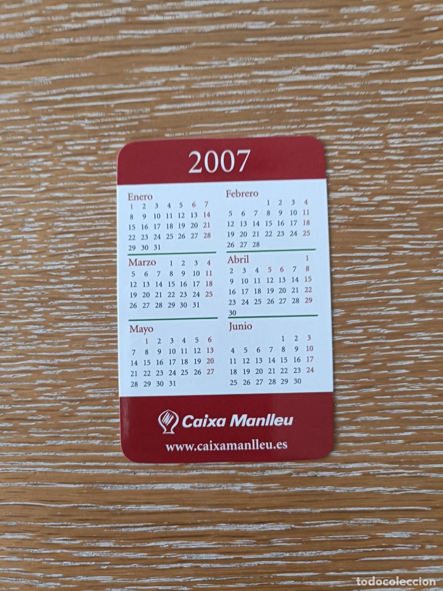 Coleccionismo calendarios: CALENDARIO BOLSILLO - A&Ntilde;O 2007 - CAIXA MANLLEU - CASTELLANO - BANCO CAJA