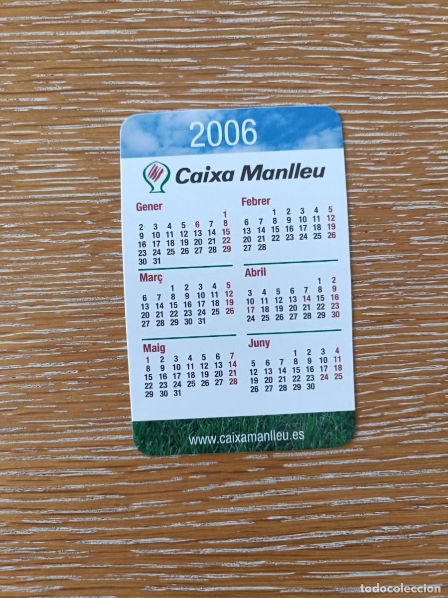 Coleccionismo calendarios: CALENDARIO BOLSILLO - A&Ntilde;O 2006 - CAIXA MANLLEU - CATAL&Aacute;N - BANCO CAJA