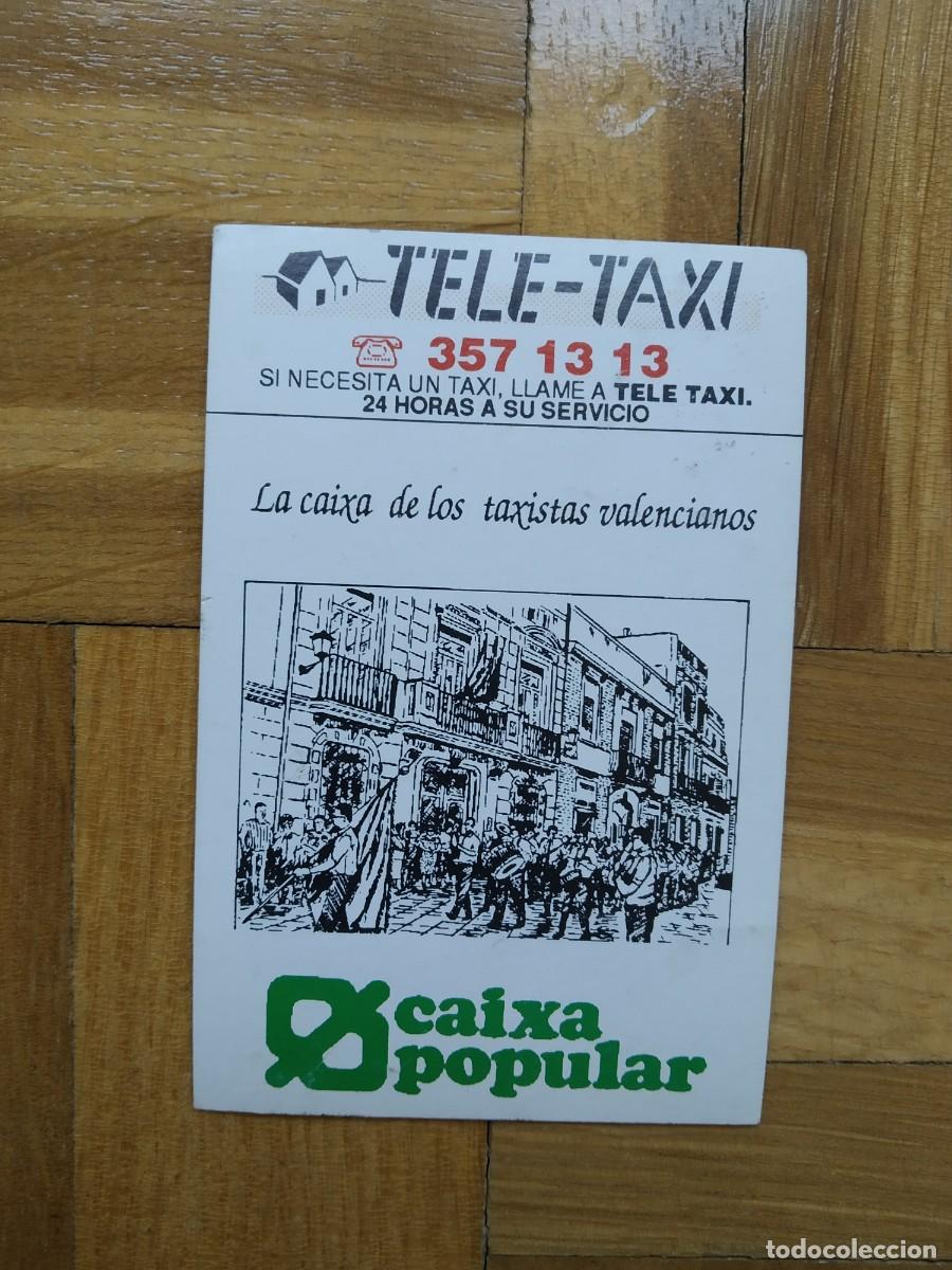 Collectables Calendars: CALENDARIO DE BANCOS Y CAJAS CAIXA POPULAR VALENCIA RADIO TAXI A&Ntilde;O 1992 VER FOTOS