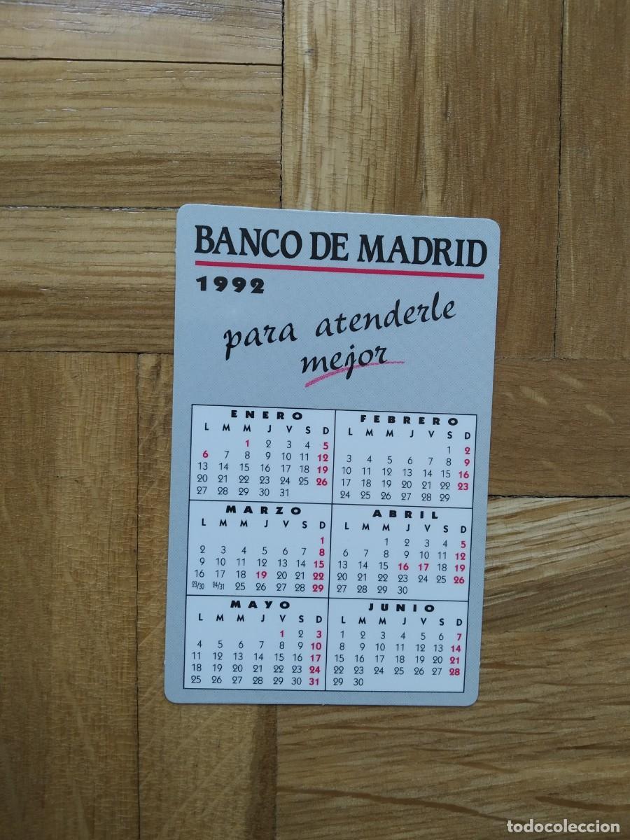 Collectables Calendars: CALENDARIO DE BANCOS Y CAJAS. BANCO DE MADRID A&Ntilde;O 1992 VER FOTOS