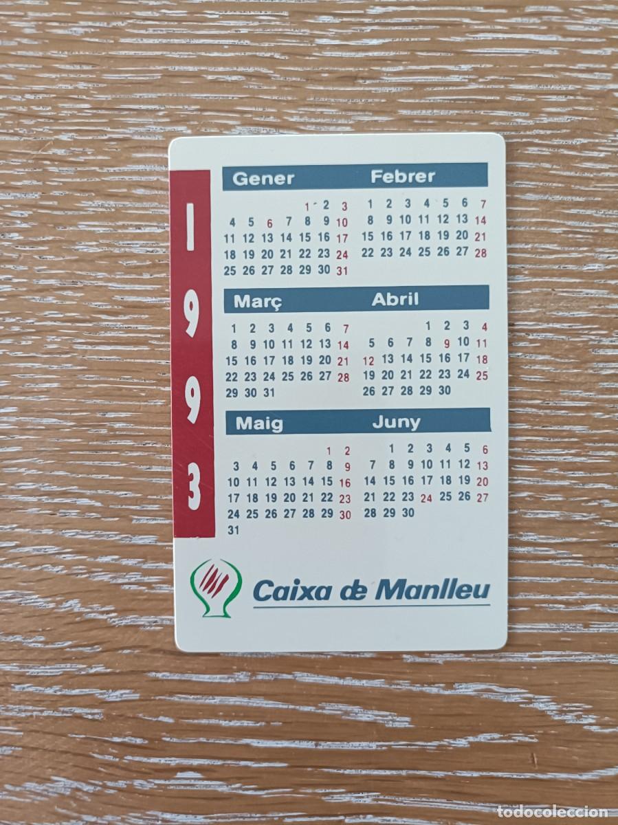 Collectables Calendars: CALENDARIO BOLSILLO - A&Ntilde;O 1993 - CAIXA MANLLEU - BANCO CAJA