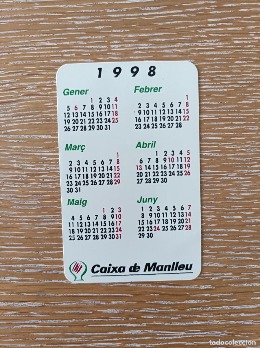 Collectables Calendars: CALENDARIO BOLSILLO - A&Ntilde;O 1998 - CAIXA MANLLEU - BANCO CAJA