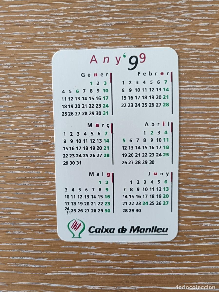 Collectables Calendars: CALENDARIO BOLSILLO - A&Ntilde;O 1999 - CAIXA MANLLEU - BANCO CAJA