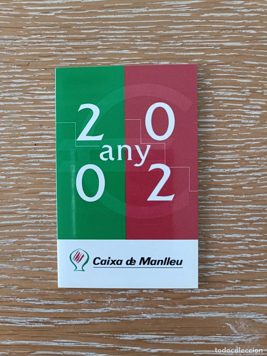 Collectionnisme Calendriers: CALENDARIO BOLSILLO - A&Ntilde;O 2002 - CAIXA MANLLEU - BANCO CAJA - &euro;UROCONVERSOR