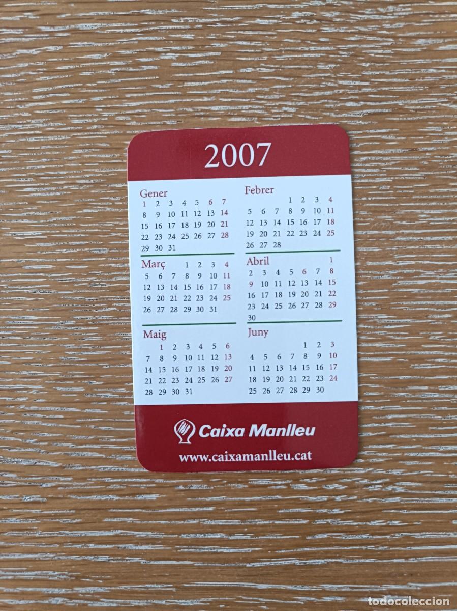 Coleccionismo calendarios: CALENDARIO BOLSILLO - A&Ntilde;O 2007 - CAIXA MANLLEU - CATAL&Aacute;N - BANCO CAJA
