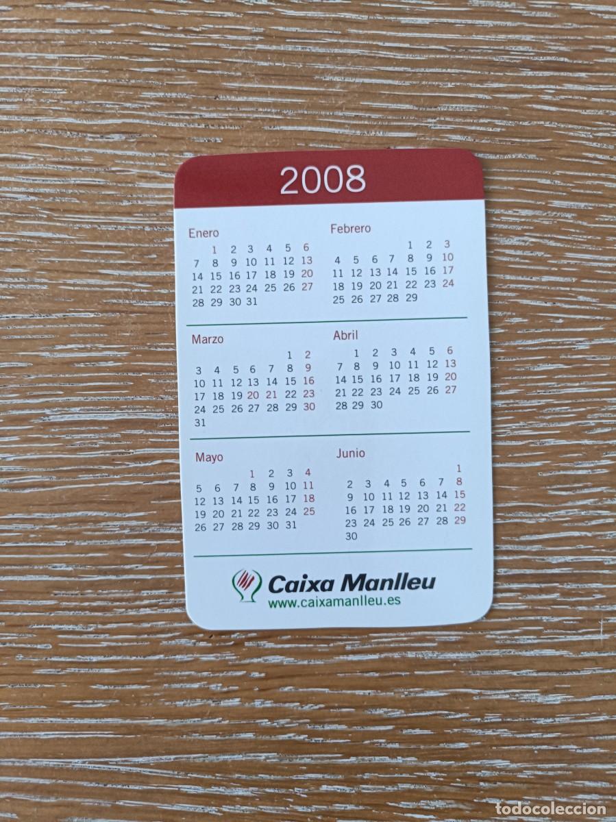 Coleccionismo calendarios: CALENDARIO BOLSILLO - A&Ntilde;O 2008 - CAIXA MANLLEU - CASTELLANO - BANCO CAJA