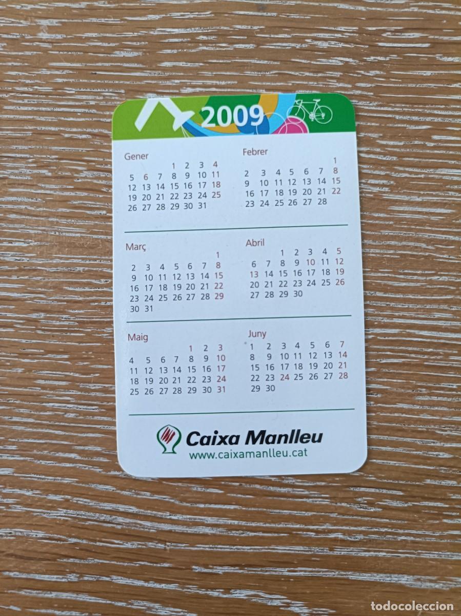 Coleccionismo calendarios: CALENDARIO BOLSILLO - A&Ntilde;O 2009 - CAIXA MANLLEU - CATAL&Aacute;N - BANCO CAJA