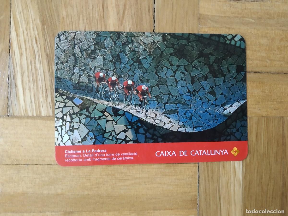 Collectables Calendars: CALENDARIO DE BANCOS Y CAJAS CAIXA CATALUNYA CAIXA CATALU&Ntilde;A GAUDI CICLISMO A&Ntilde;O 1992 EN CATALAN