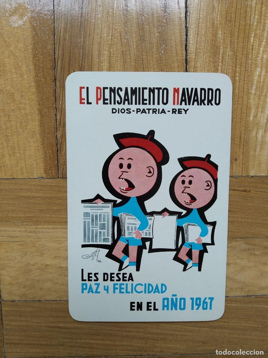 Collectables Calendars: CALENDARIO FOURNIER EL PENSAMIENTO NAVARRO A&Ntilde;O 1967 VER FOTOS NUEVO