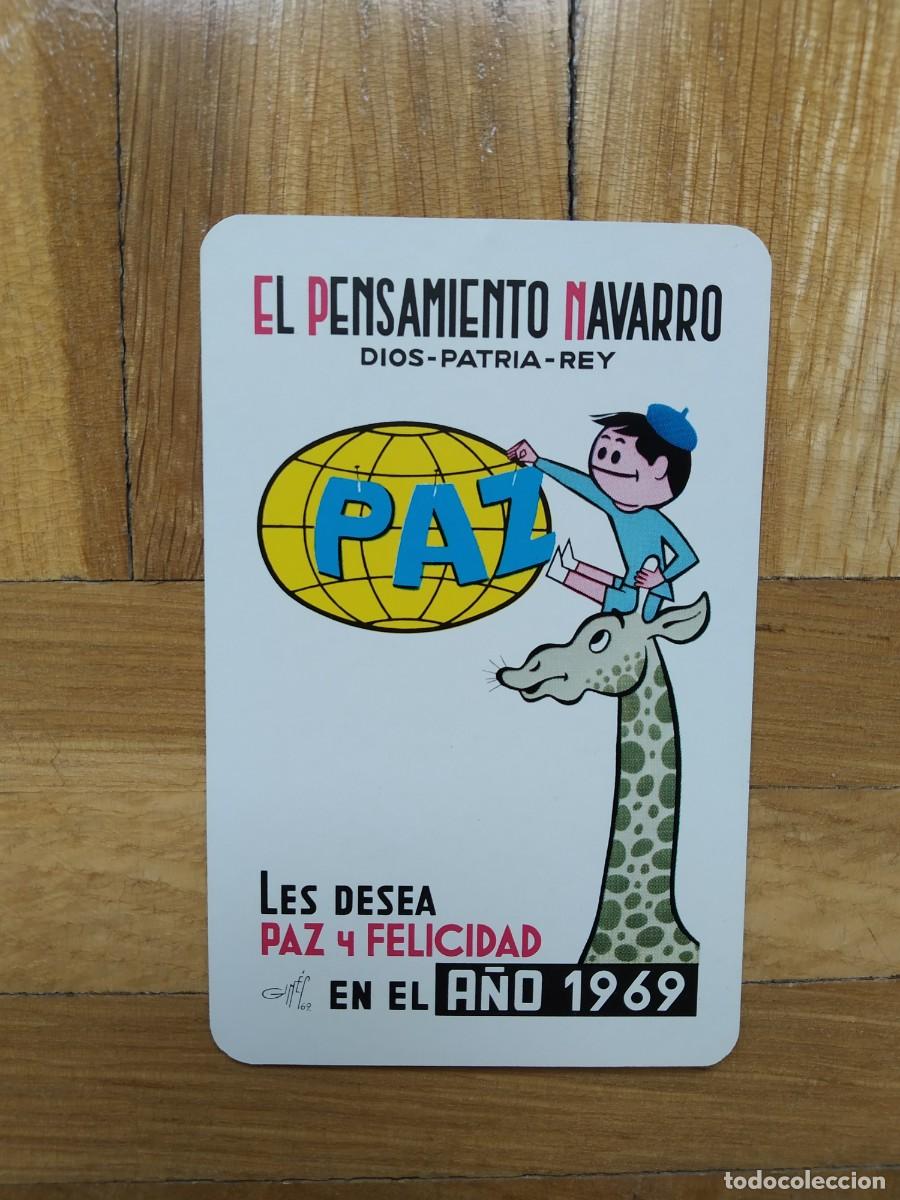 Collectables Calendars: CALENDARIO FOURNIER EL PENSAMIENTO NAVARRO A&Ntilde;O 1969 VER FOTOS