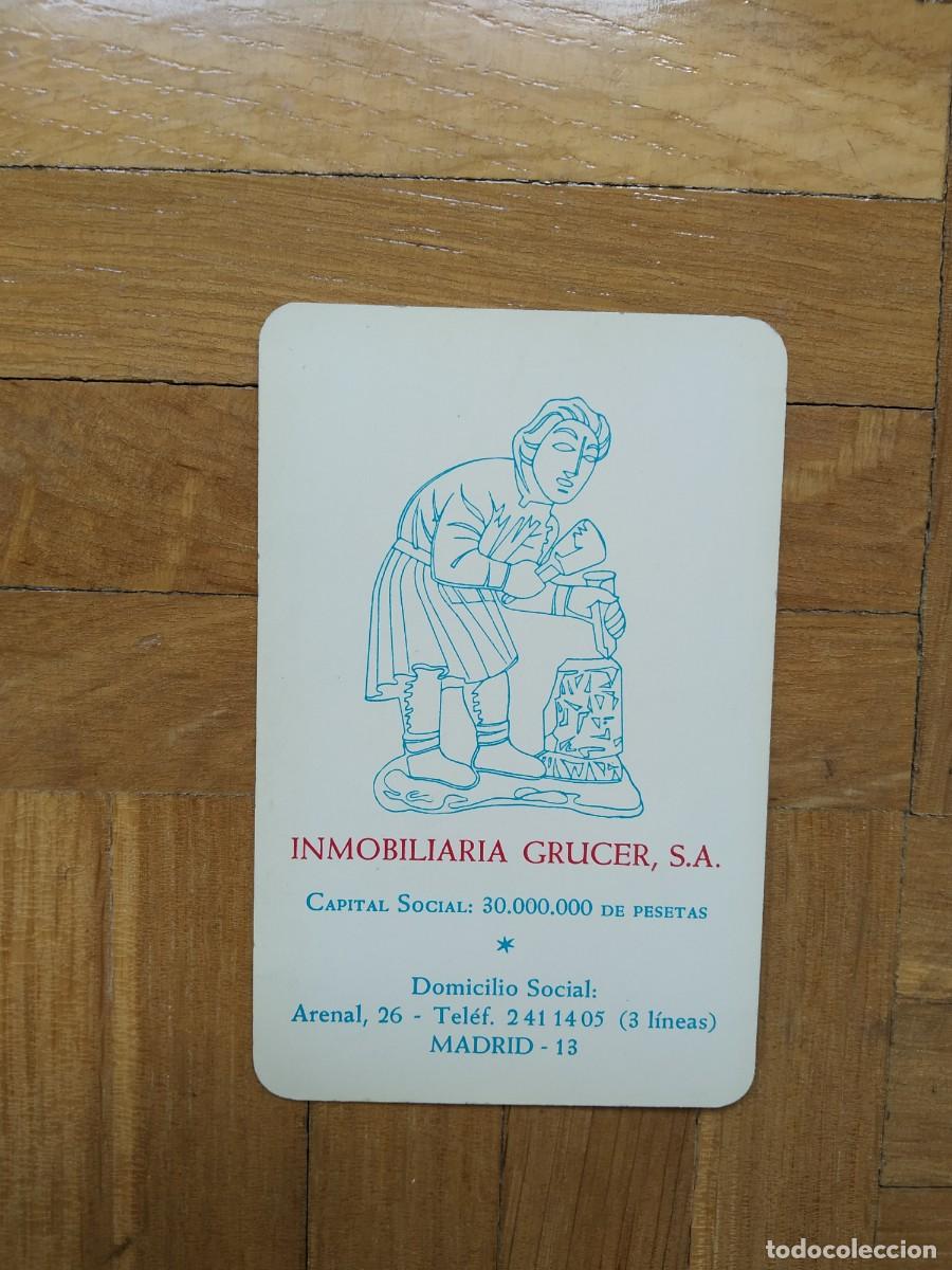 Coleccionismo calendarios: CALENDARIO FOURNIER INMOBILIARIA GRUCER A&Ntilde;O 1963 VER FOTOS