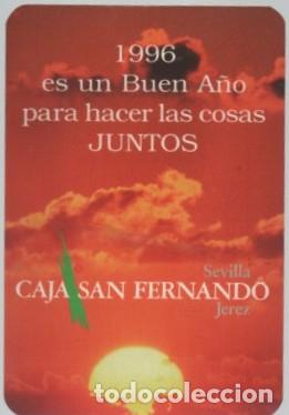 Coleccionismo calendarios: CALENDARIO CAJA SAN FERNANDO A&Ntilde;O 1996 CAL-11180