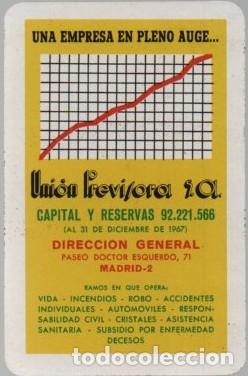 Coleccionismo calendarios: CALENDARIO FOURNIER UNION PREVISORA A&Ntilde;O 1969 CAL-11182