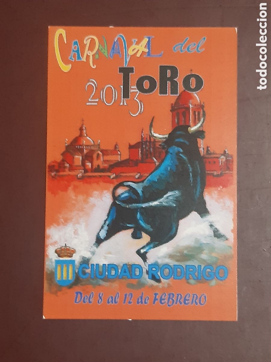 Coleccionismo calendarios: Calendario Carnaval del toro 2013
