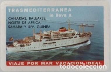 Coleccionismo calendarios: CALENDARIO TRANSMEDITERRANEA A&Ntilde;O 1972 CAL-11191 ,3