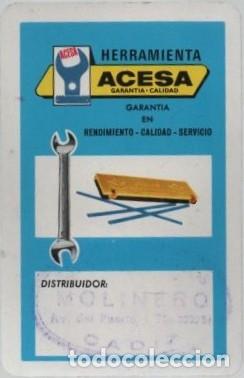 Coleccionismo calendarios: CALENDARIO HERRAMIENTA ACESA A&Ntilde;O 1972 CAL-11192