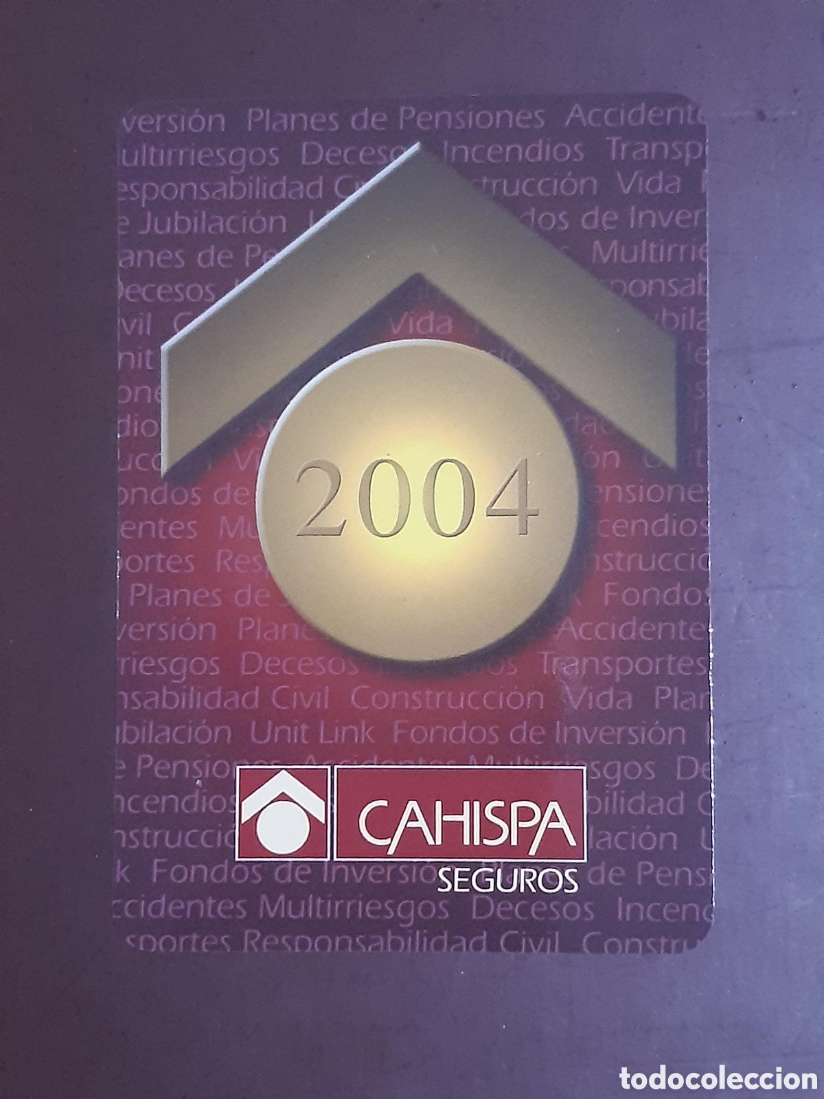 Coleccionismo calendarios: Calendario Cahispa 2004