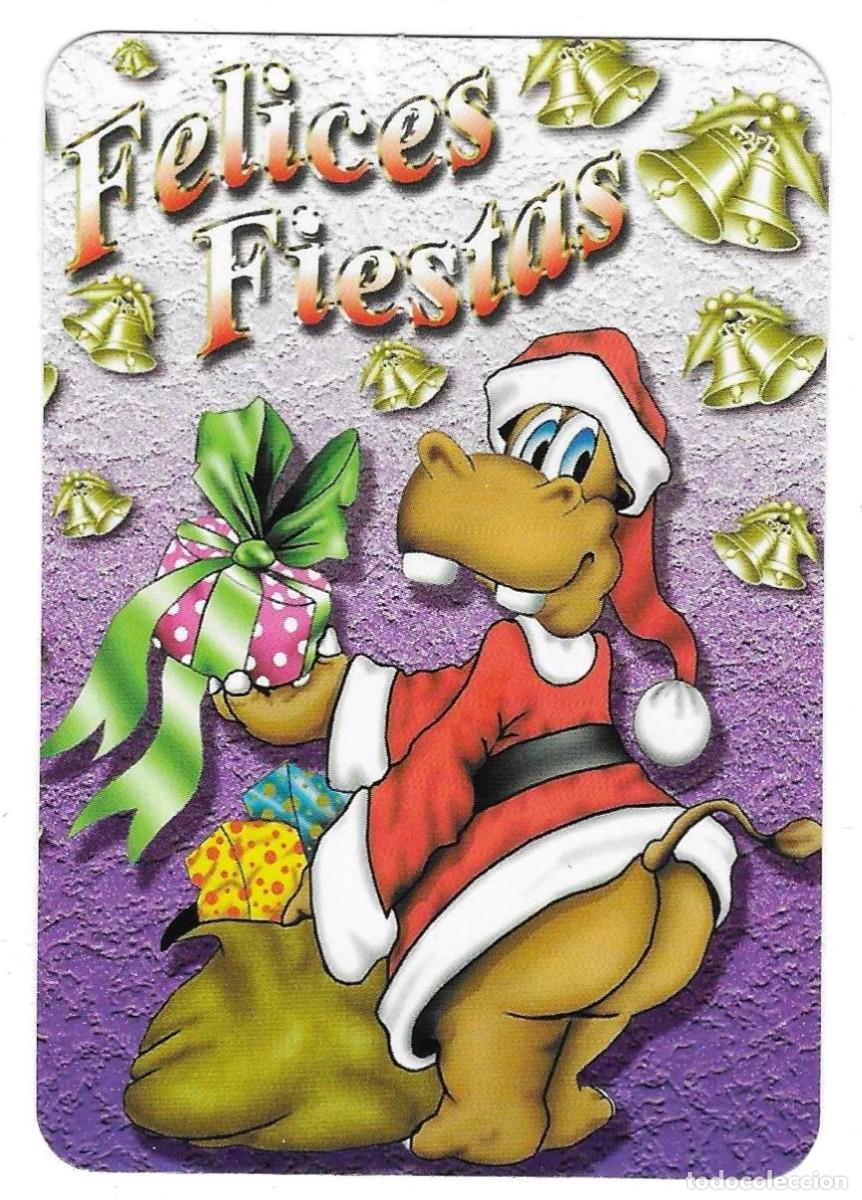 Coleccionismo calendarios: Calendario a&ntilde;o 2005. serie rr n&ordm; 73. Dibujo. Hipopotamo. Felices Fiestas. ref. 11-05rr73