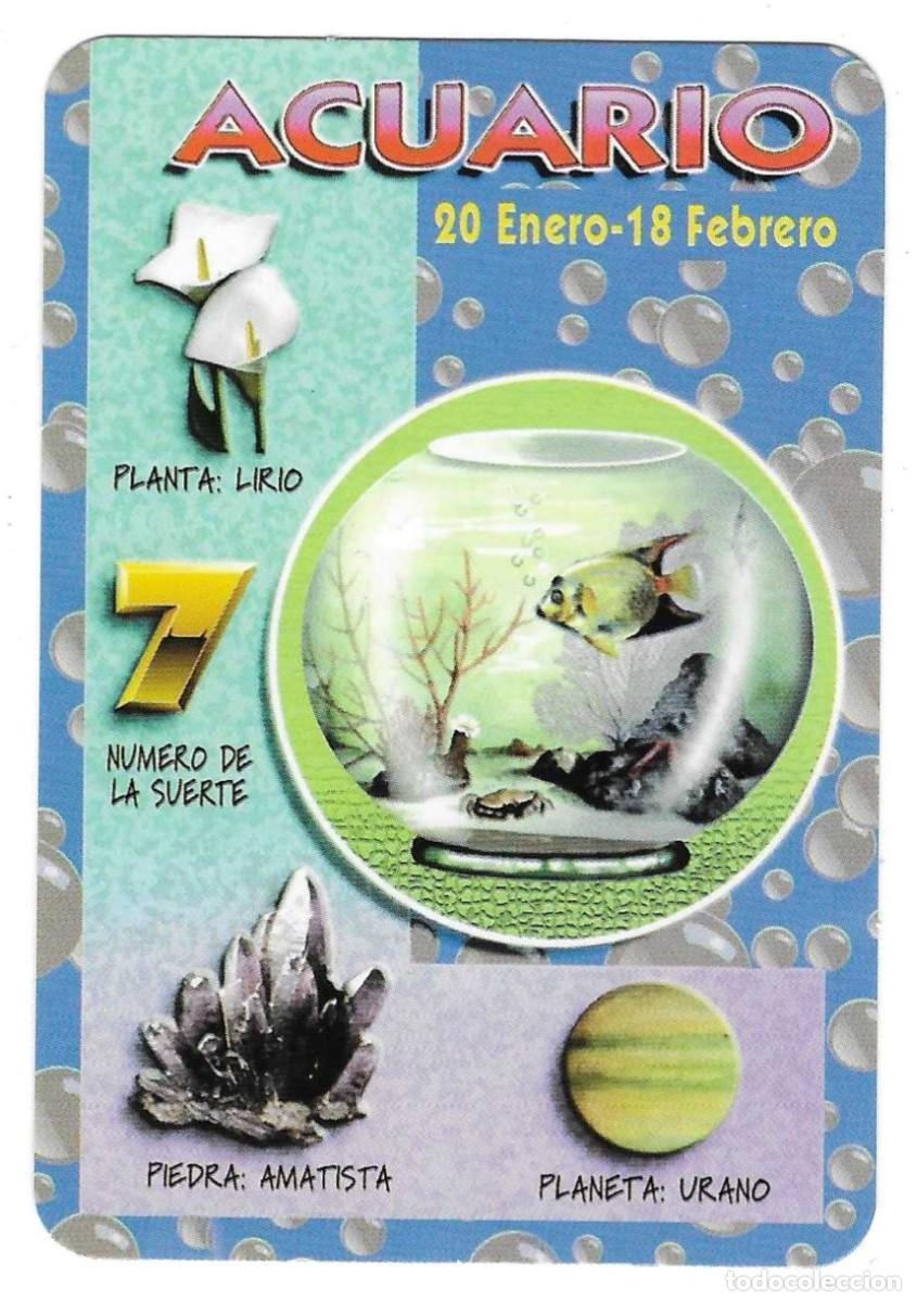 Coleccionismo calendarios: Calendario a&ntilde;o 2005. serie rr n&ordm; 103. Horoscopo. Acuario. ref. 11-05rr103