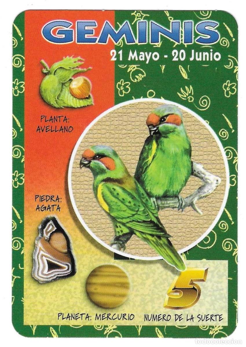 Coleccionismo calendarios: Calendario a&ntilde;o 2005, serie rr n&ordm; 107. Hor&oacute;scopo. G&eacute;minis. ref. 11-05rr107