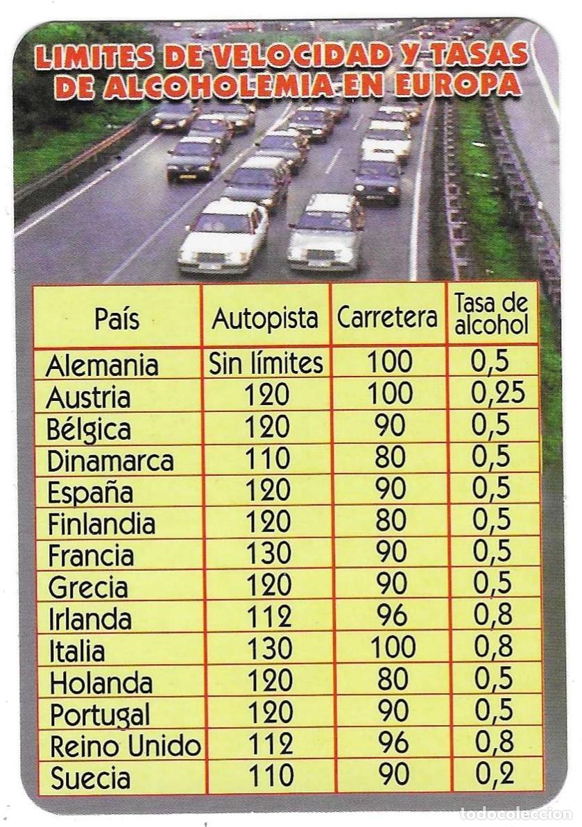 Coleccionismo calendarios: Calendario a&ntilde;o 2005, serie rr n&ordm; 76. L&iacute;mites de Velocidad y Tasa de Alcoholemia. ref. 11-05rr76