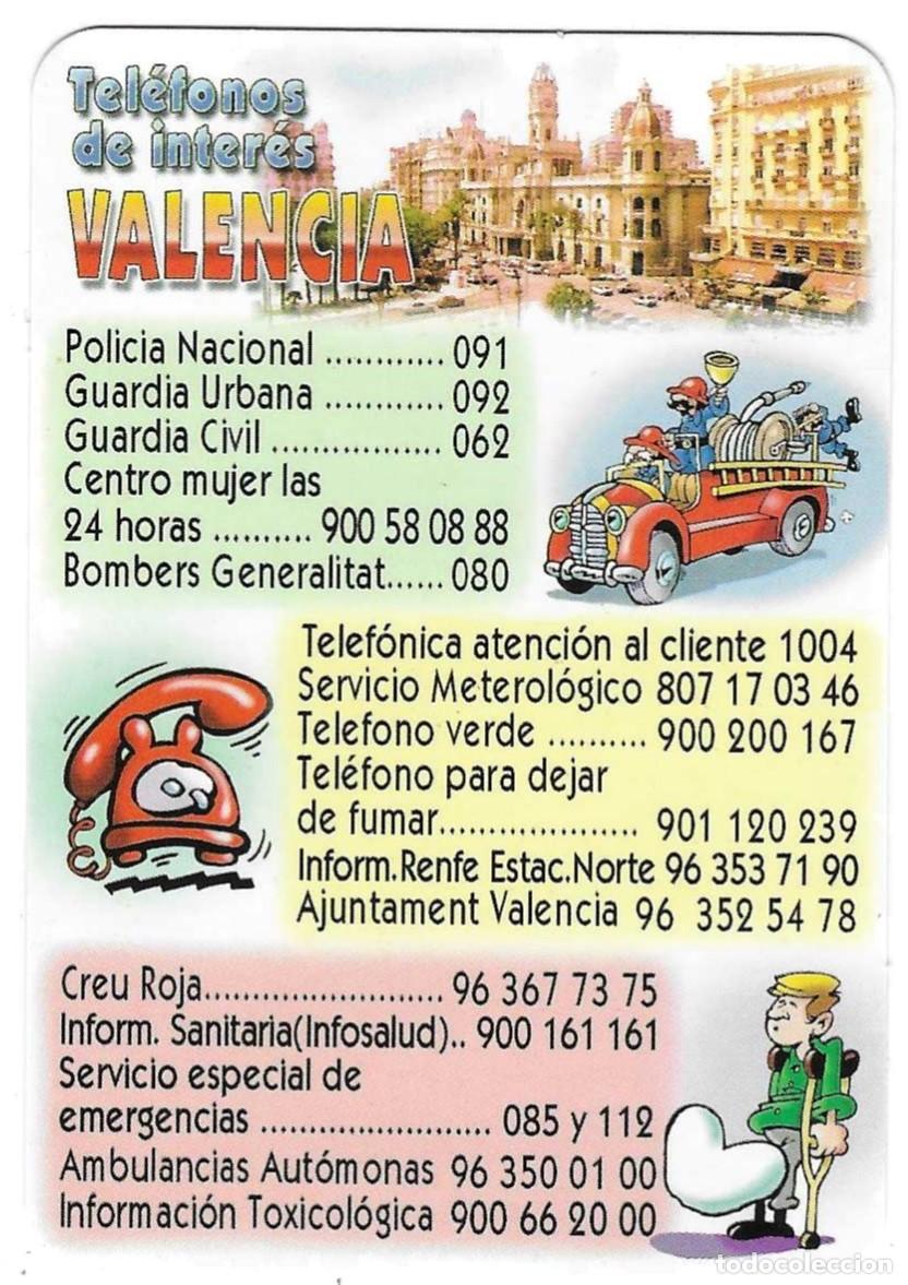 Coleccionismo calendarios: Calendario a&ntilde;o 2005, serie rr n&ordm; 83. Tel&eacute;fonos de Inter&eacute;s. Valencia. ref. 11-05rr83