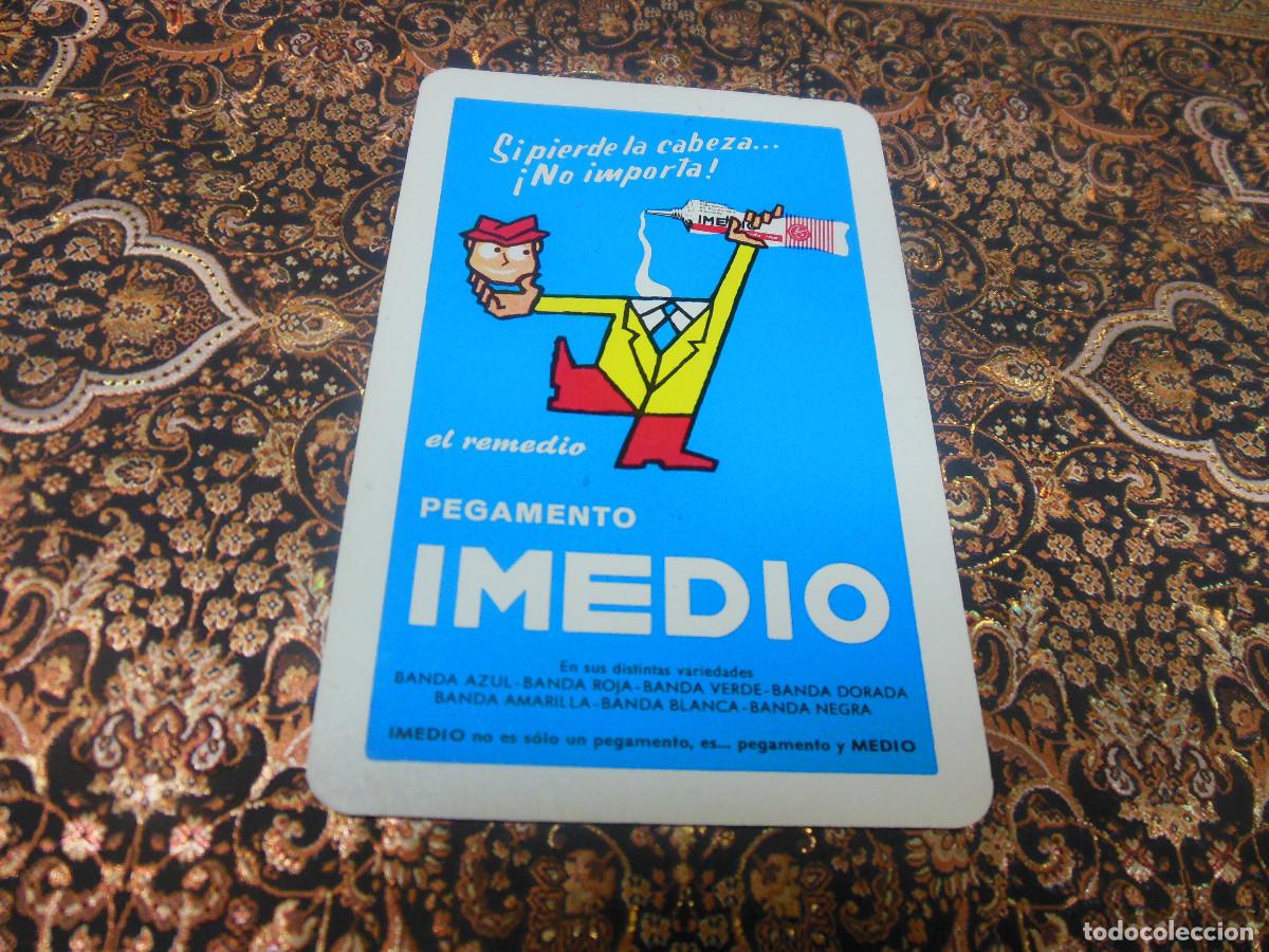 Coleccionismo calendarios: 1982 PEGAMENTO IMEDIO - CALENDARIO DE FOURNIER
