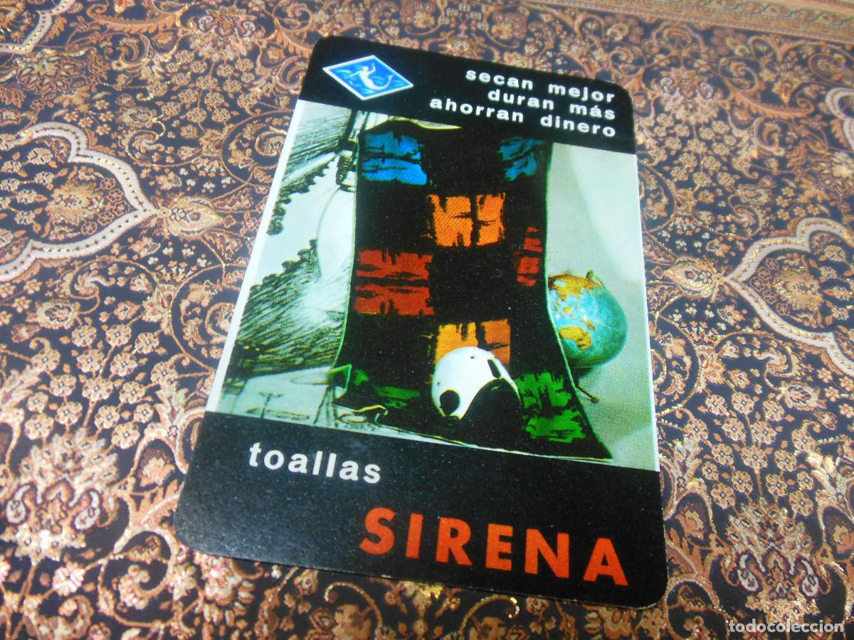 Coleccionismo calendarios: 1965 TOALLAS SIRENA SECAN MEJOR DURAN MAS - CALENDARIO DE FOURNIER