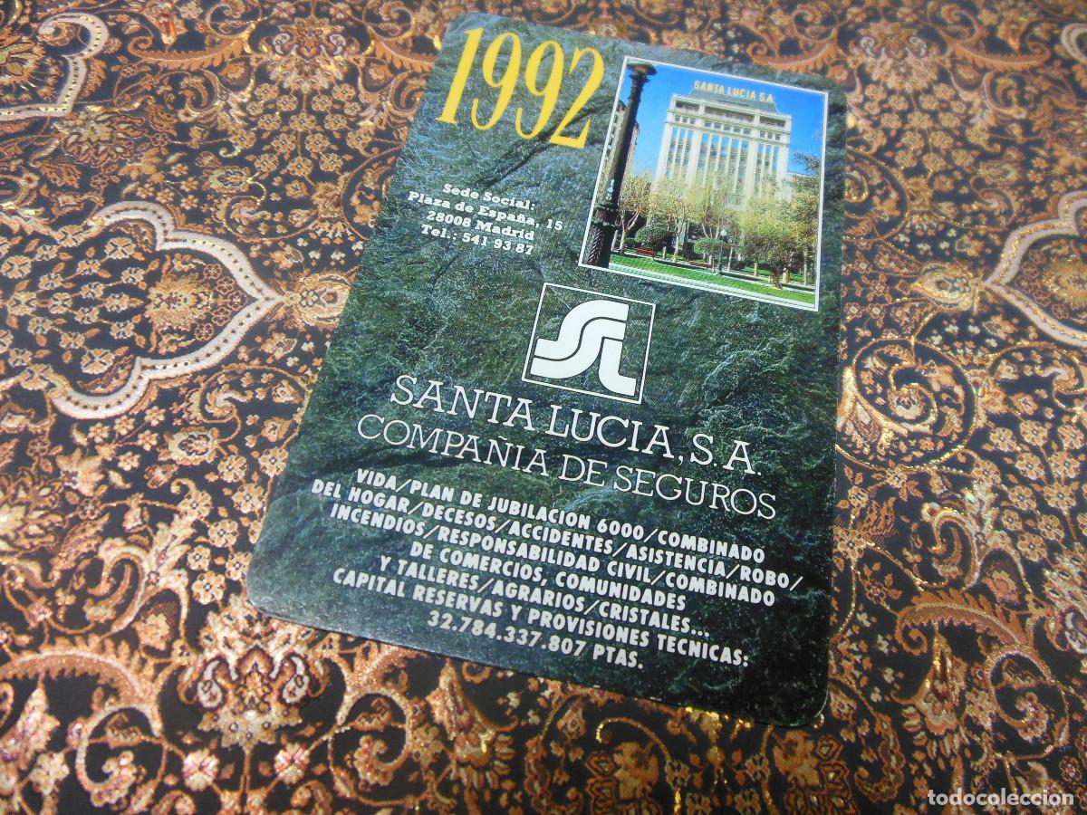 Coleccionismo calendarios: 1992 SANTA LUCIA, S. A. COMPA&Ntilde;IA DE SEGUROS MADRID - CALENDARIO DE FOURNIER