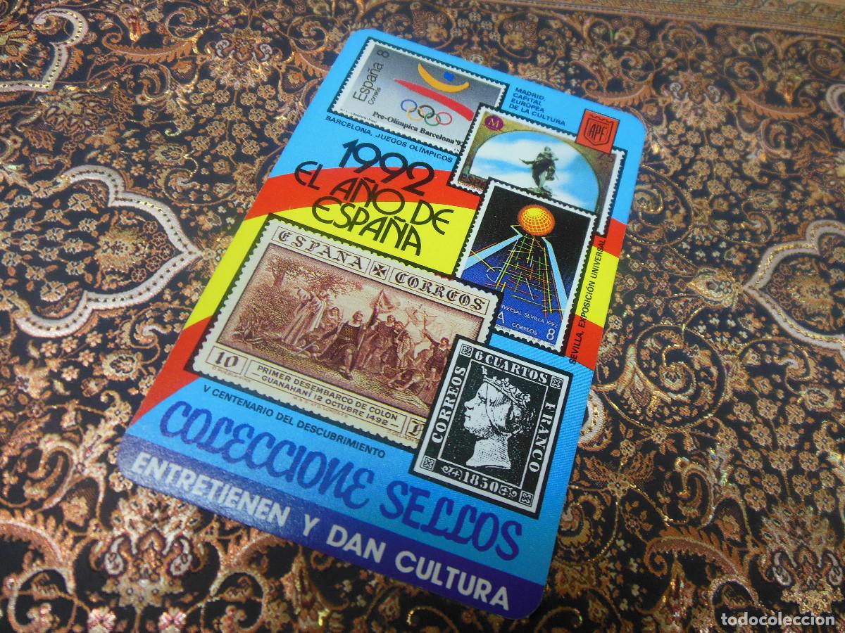 Coleccionismo calendarios: 1992 COLECCIONE SELLOS - CALENDARIO DE FOURNIER