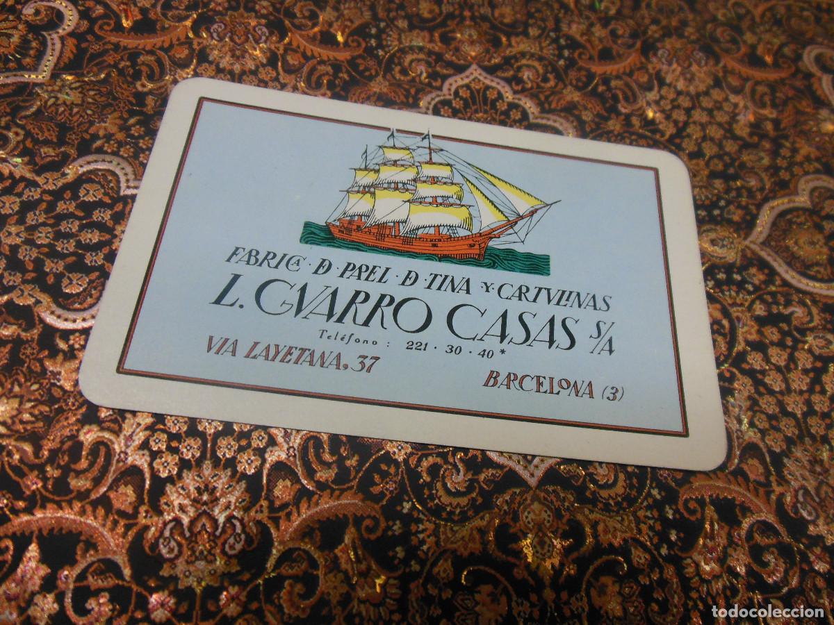 Coleccionismo calendarios: 1963 L. GUARRO CASAS FABRICA DE TINTA Y CARTULINAS BARCELONA - CALENDARIO DE FOURNIER
