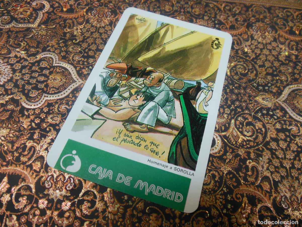Collectables Calendars: 1990 CAJA DE MADRID HOMENAJE A SOROLLA POR MINGOTE - CALENDARIO DE FOURNIER