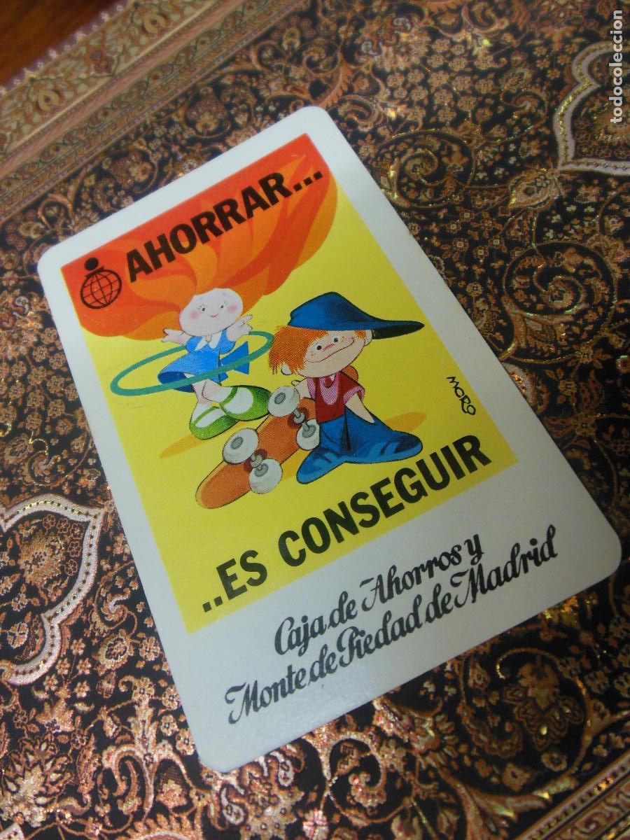 Coleccionismo calendarios: 1980 AHORRAR ES CONSEGUIR CAJA DE AHORROS Y MONTE DE PIEDAD DE MADRID - CALENDARIO DE FOURNIER