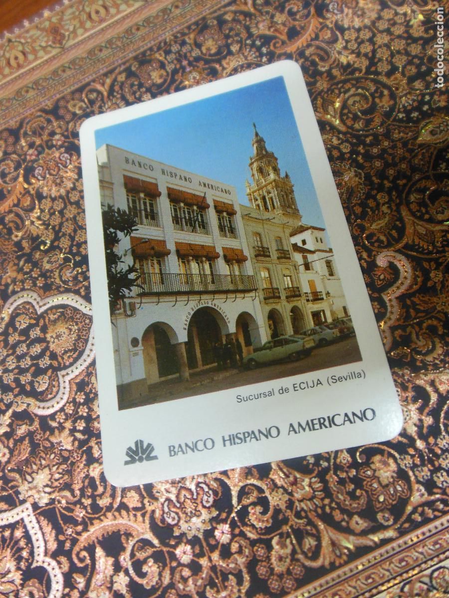 Coleccionismo calendarios: 1981 BANCO HISPANO AMERICANO EN ECIJA SEVILLA - CALENDARIO DE FOURNIER