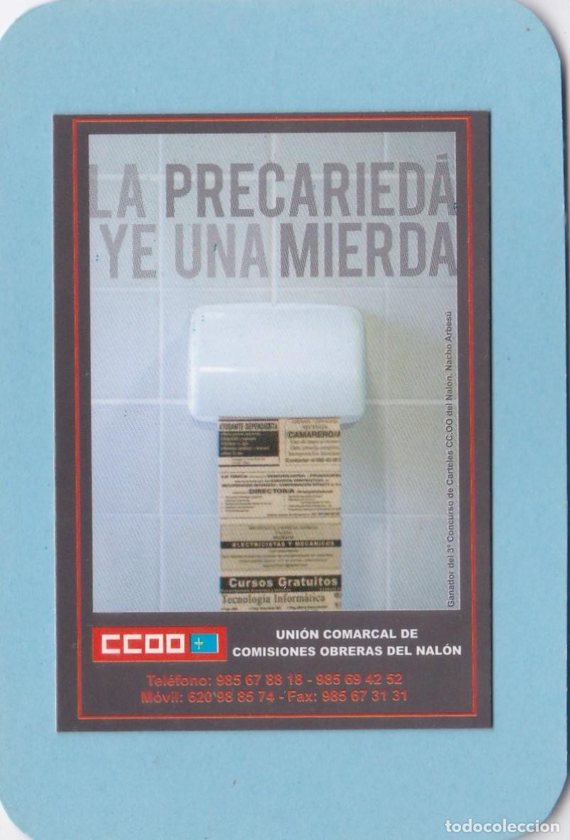 Coleccionismo calendarios: CALENDARIO 2008 - SINDICATO CCOO/CC.OO. ASTURIAS. UNION COMARCAL DE COMISIONES OBRERAS DEL NALON