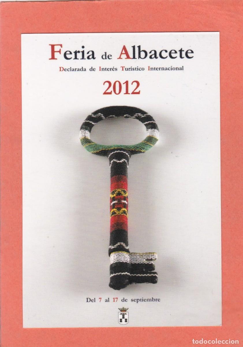 Coleccionismo calendarios: CALENDARIO 2012 - FERIA DE ALBACETE