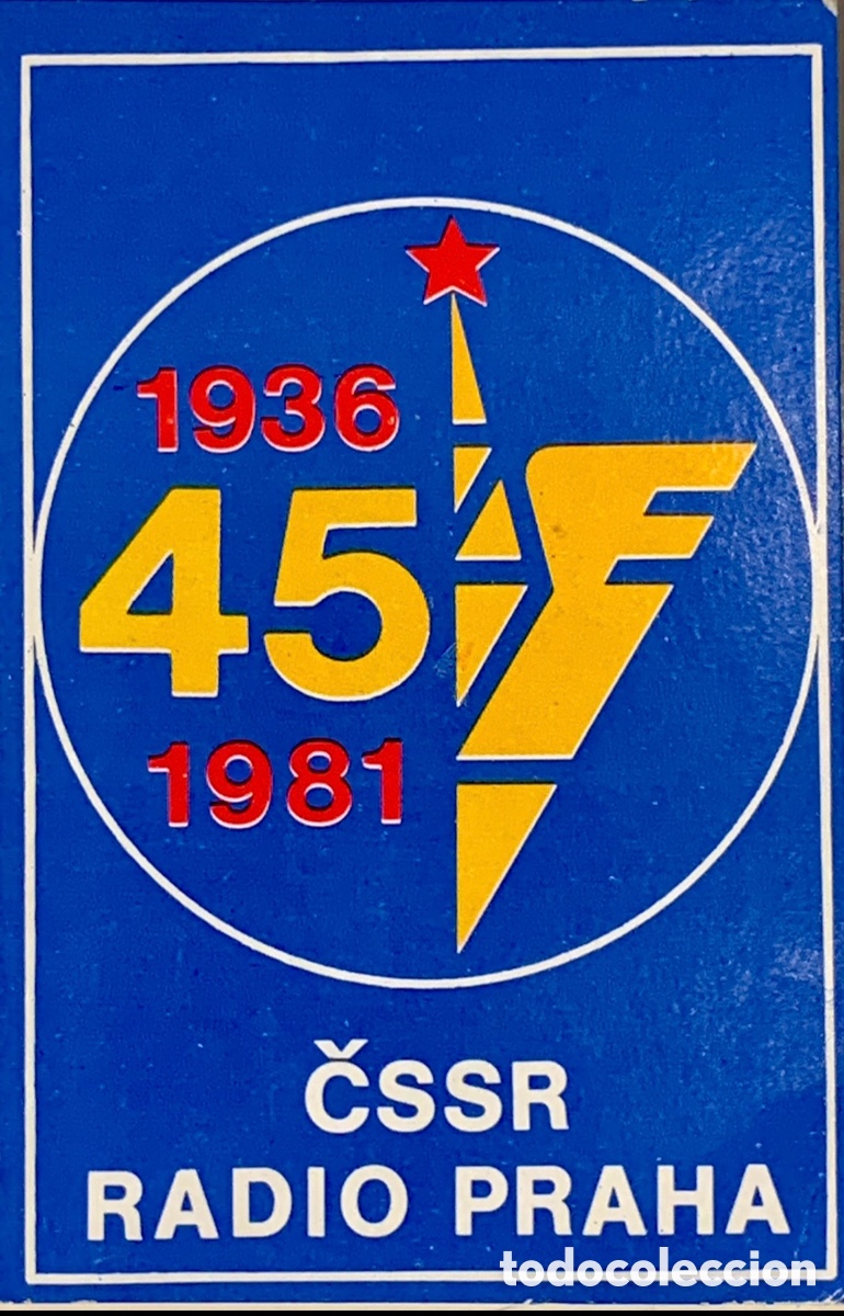 Coleccionismo calendarios: Calendario de bolsillo. Radio Praga. 1981.