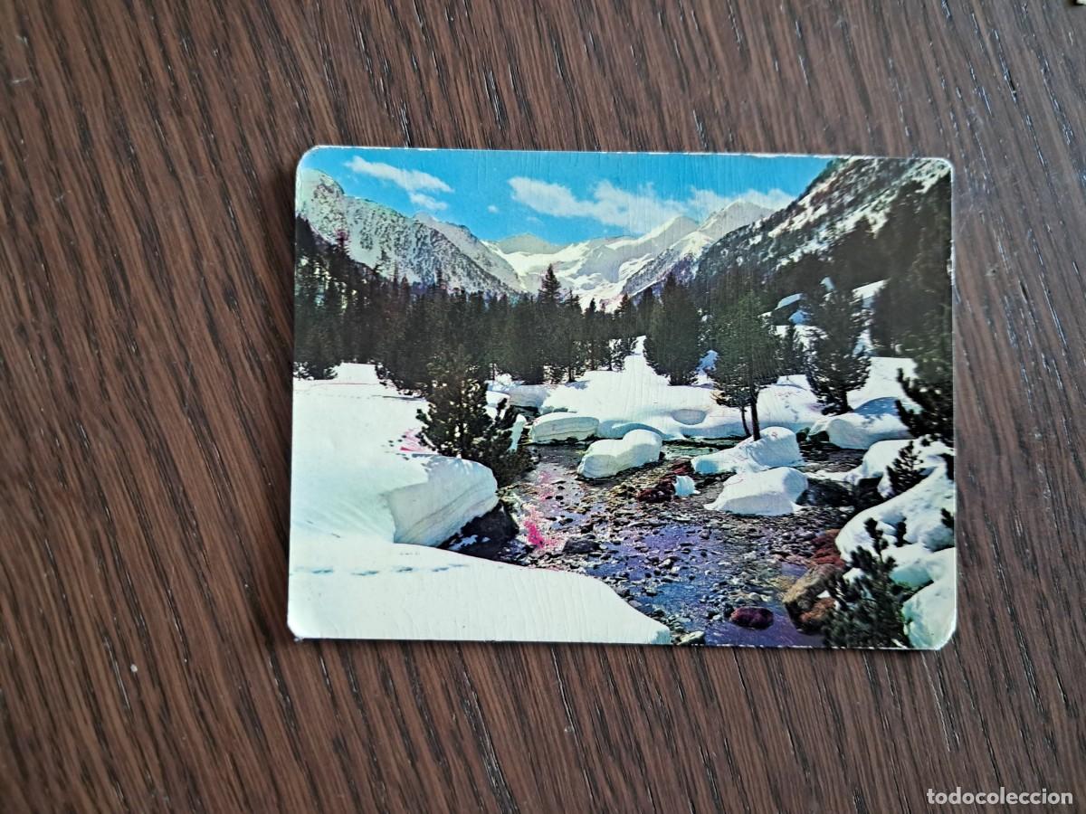 Coleccionismo calendarios: calendario de serie DLB 42.960, paisaje de monta&ntilde;a nevado, pirineo catal&aacute;n ?? a&ntilde;o 1972.