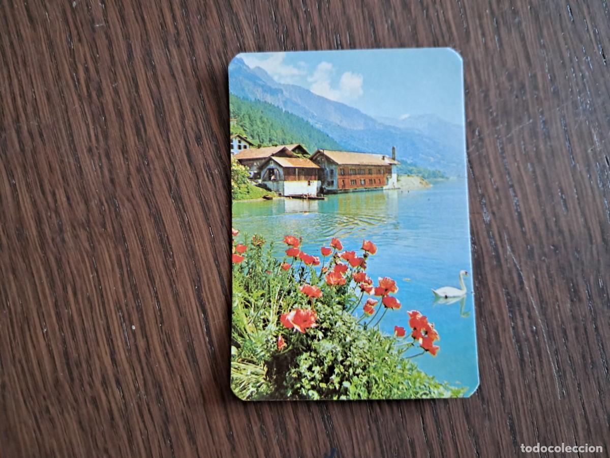 Coleccionismo calendarios: calendario de serie DLB 182, imagen lago o r&iacute;o y monta&ntilde;as..a&ntilde;o 1975.
