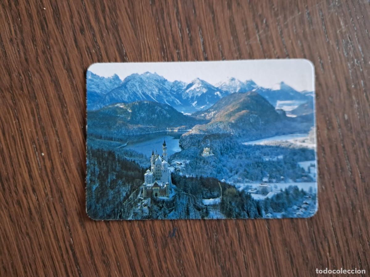 Coleccionismo calendarios: calendario de serie DLB 39.508, paisaje de monta&ntilde;a, con castillo, a&ntilde;o 1995.